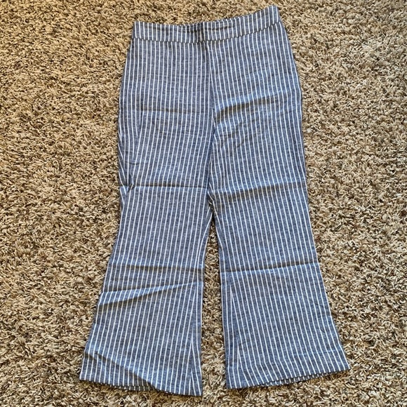 Free People Elliot Striped Linen Blend Pants - Picture 5 of 13